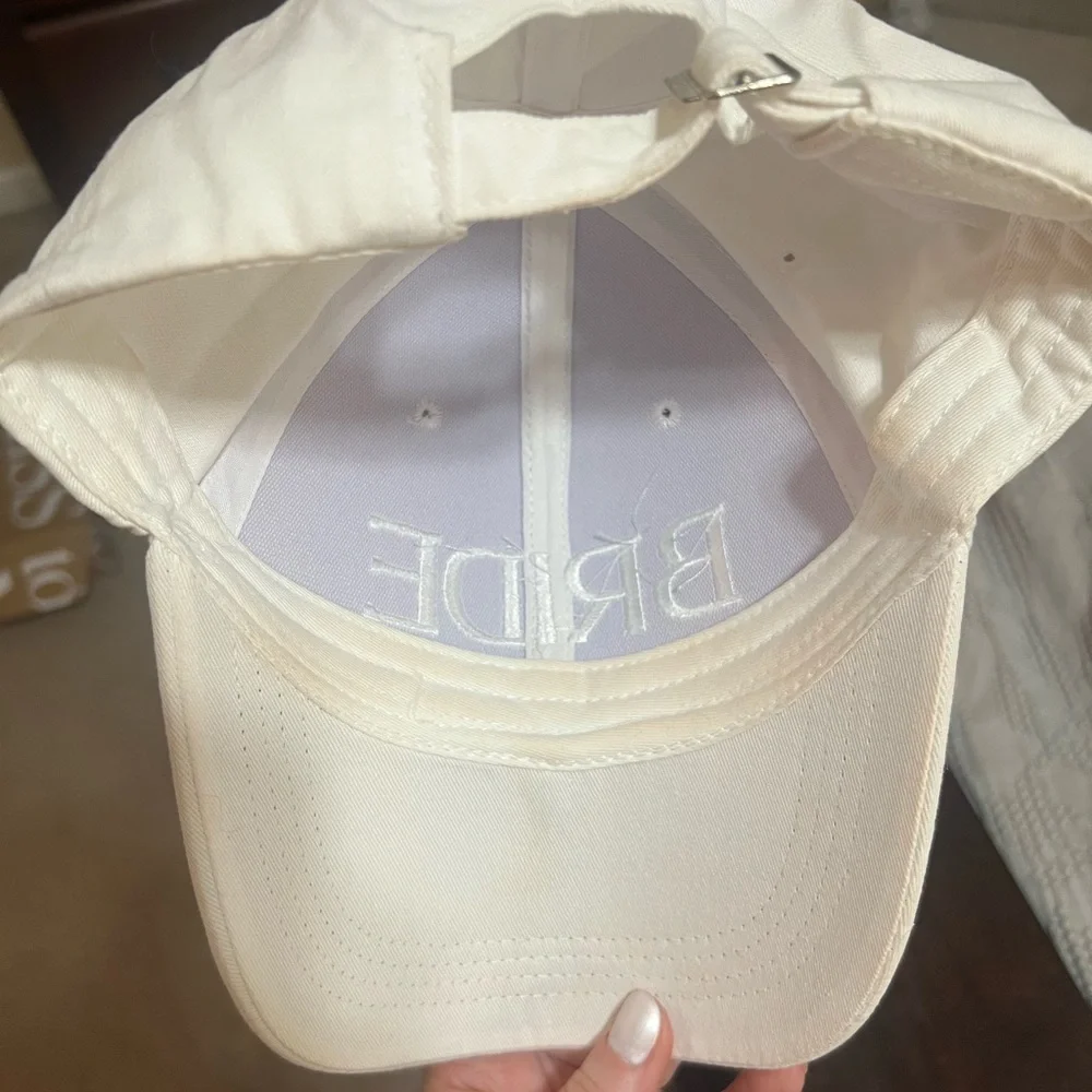 White Bride Baseball Cap - Picture 2 of 2